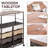 8 Drawers Rolling Storage Cart with Wooden Top,Plastic Storage Drawers,Rolling Cart with drawers,Drawer with Lockable Wheels