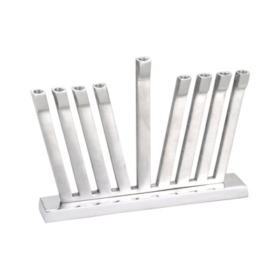 Menora moderne en aluminium