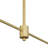 33" W 2-Light Dimmable Linear Chandelier