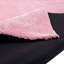 Cozy Handmade High Pile Pink Rug-56064190