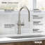 Kohler Crue Single Handle Pull Down Kitchen Faucet with Three-Function Pull Down Sprayer-1804090931