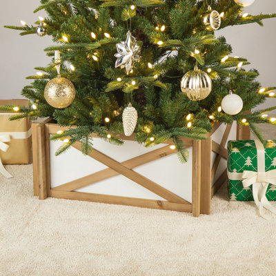 Wooden Christmas Tree Collar