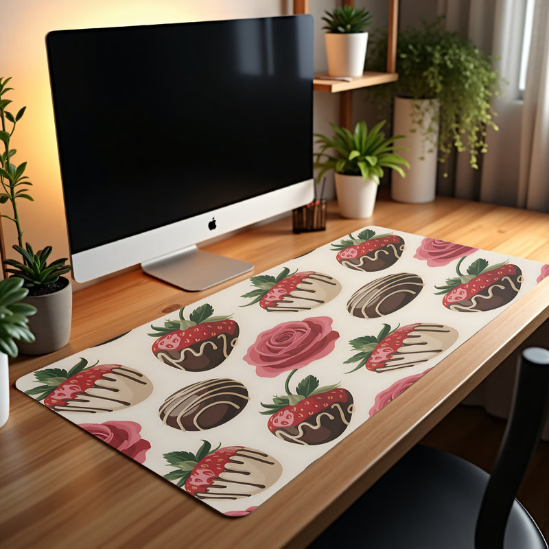 Polyester Desk Pad, 31.5x15.5