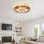 Lustre 20 pouces style baroque rétro style vitrail 4 têtes Tiffany