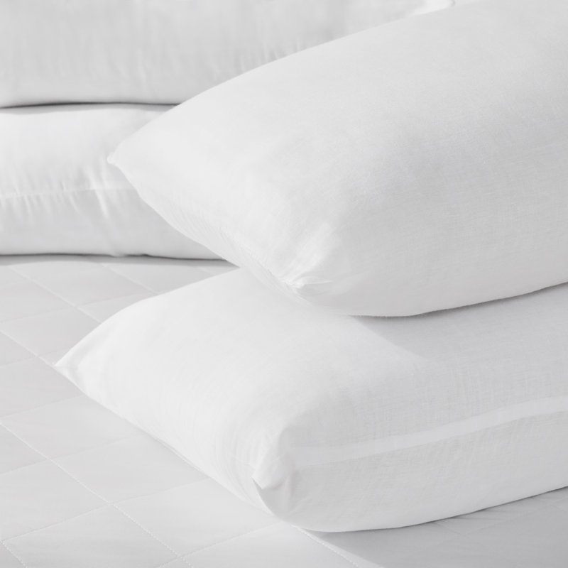 Anti-Microbial Machine Washable Bounce Back Pillows (Set of 4)