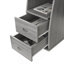 Bureau d'ordinateur avec rangement-129749492
