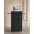45.67" Black Standard Manufactured Reception Desk