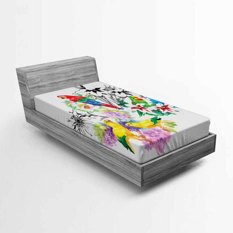 Drap-housse perroquet, Drap-housse de taille simple