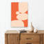 Warm Minimalist Forms Abstract Minimalist Modern Wall Art Print 1 Piece Wrapped Canvas Wall Art-1911940556