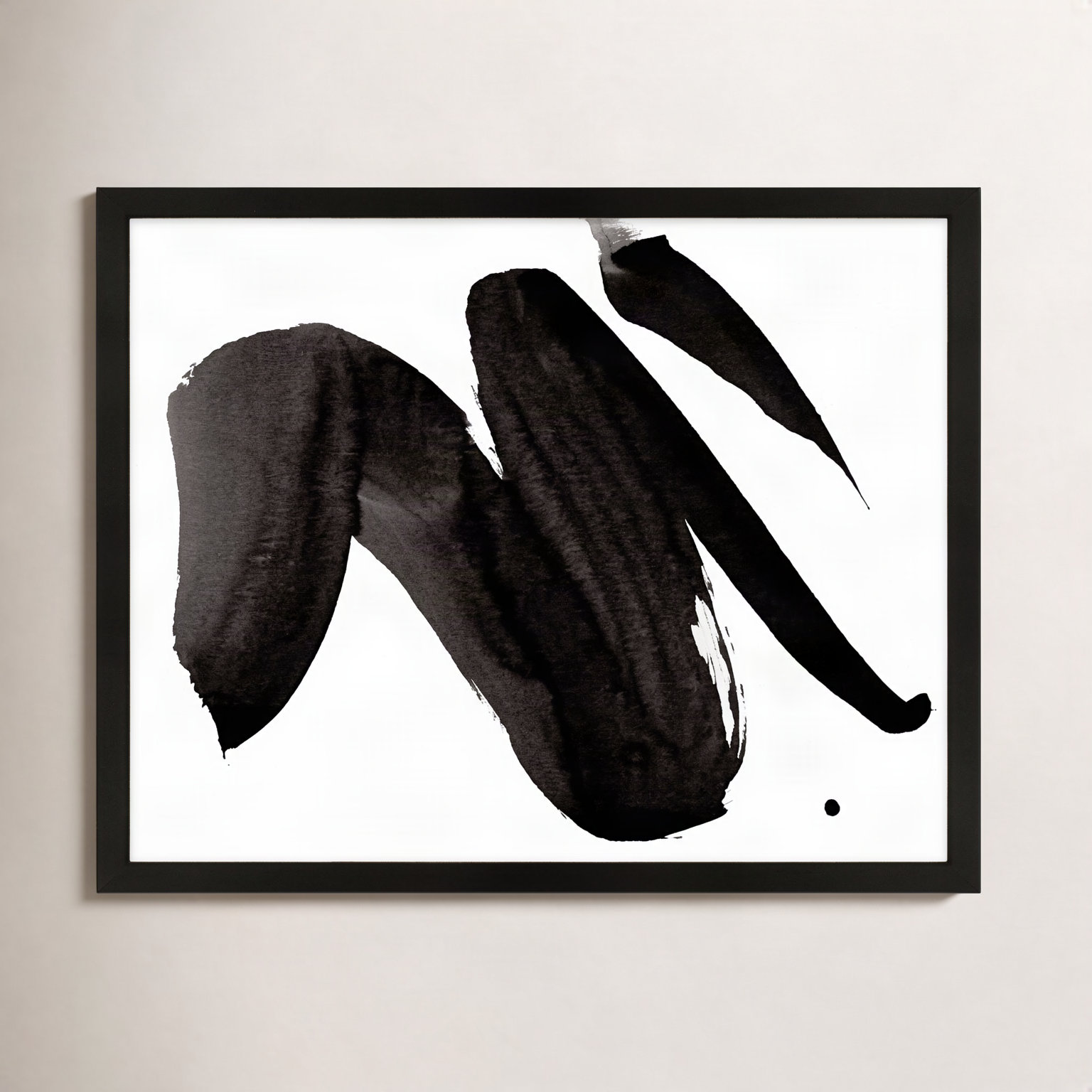 Dancers 2 Painting by Jacques Pilon, 16" H x 20" W x 1.25" D, Black Framed