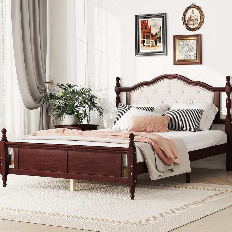 Queen Bed, Cherry