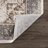 Medallion Design Performance Beige/Brown/Blue Machine Washable Area Rug-71043521