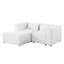 Canapé modulaire en tissu chenille BEIGE