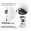 Portemanteaux 360 ° pivotant à 360 ° 69 po x 16 po Portemanteaux avec miroir-253105733