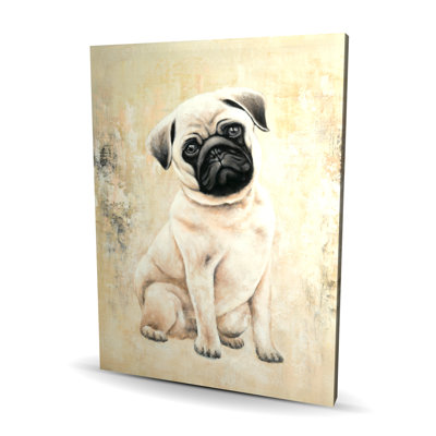 Petit chien carlin - Toile pour animaux de compagnie pour un décor charmant