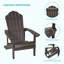 Chaise Adirondack en plastique Harb-1849433071