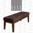 Elle Decor Claire Button Tufted Upholstered Bedroom Bench with Wooden Legs-23508420