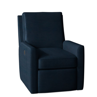 Fauteuil inclinable en cuir véritable Yorba