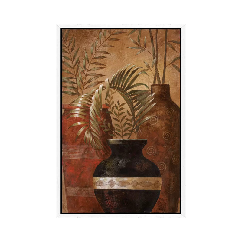 Exotic Vacation II by Nan - Painting on Canvas, White Framed Canvas, 66.04 cm H x 45.72 cm W
