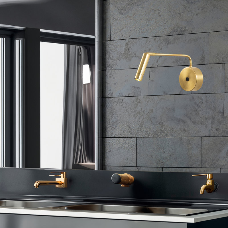 Lampe murale avec bras pivotant 1 lumière de luxe