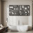 Geometric Line " Abstract Geometric Infinity Loop Shapes Rustic Retro Art Decor Extra Large Artwork Pictures "-98042007-111665122