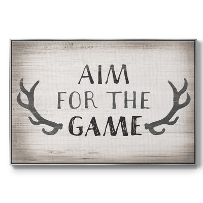 «Aim Game», reproduction sur toile