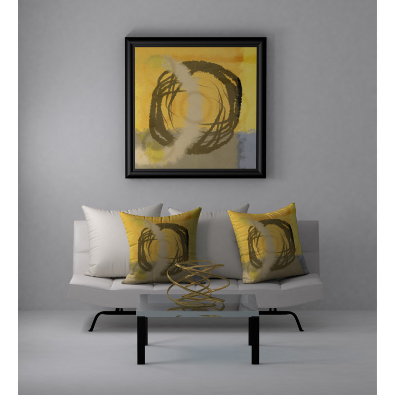Reversible Throw Pillow, 24" x 24"