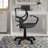 Low Back Mesh Swivel Task Office Chair with Curved Square Back-15040624-15040619