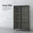 3-Tier Glass Door Display Case With LED Light
