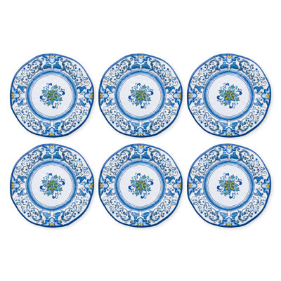 Blue Floral, 9" Plate S6