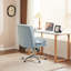 Chaise de bureau rembourrée sans accoudoirs sans roulettes-1533868677