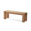 Banc en bois massif Burlywood