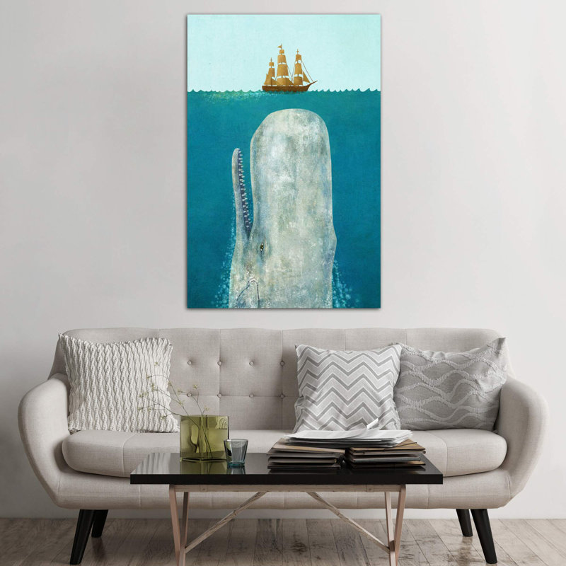 The Whale by Terry Fan - Wrapped Canvas Print, 66.04 cm H x 45.72 cm W x 1.91 cm D, Open/Framed Gallery Wrapped