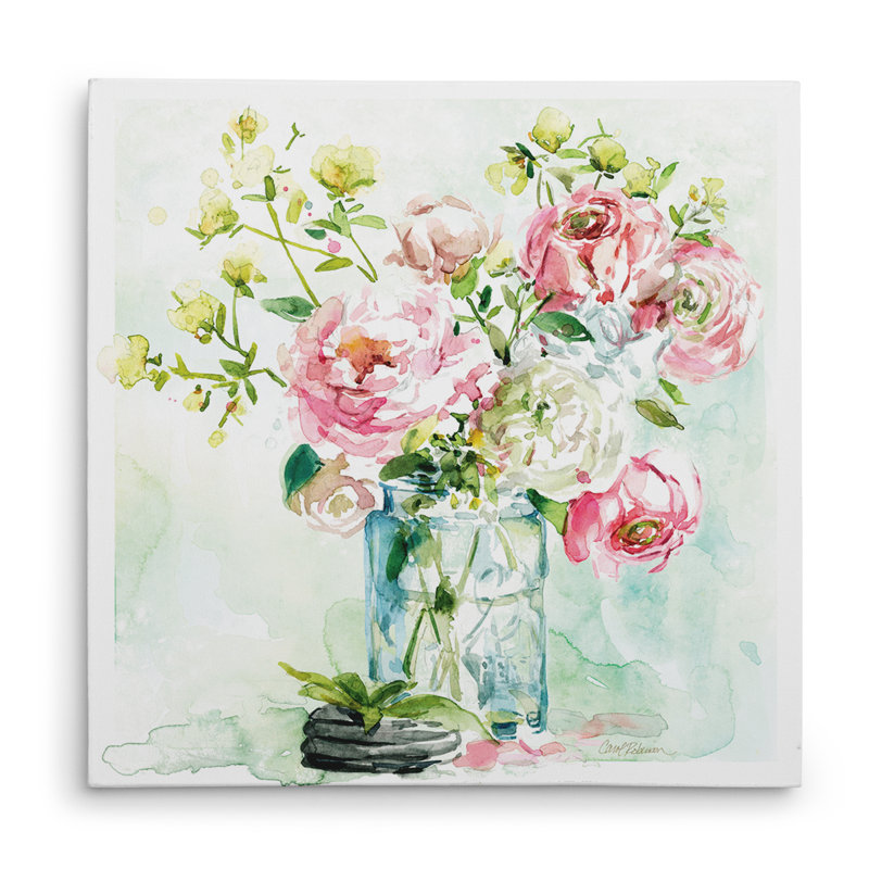 « asbury jardin belle bouquet i », reproduction de peinture à l’acrylique sur toile, H 16 po x l 16 po x P 1,5 po