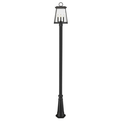 Lampadaire noir 1 lumière 116,5 po Bunburry