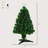 2.5Ft Tall Pre-Lit Douglas Fir Tabletop Artificial Christmas Tree With Realistic Branches, Fibre Optic LED Lights And 85 Tips, Green