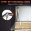 185mm H Hinged Framed Shower Door with Clear Glass-145087123-145087120