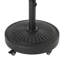 Simonne 289.5cm Lighted Market Parasol with Crank Lift , Counter Weights Included-216116458