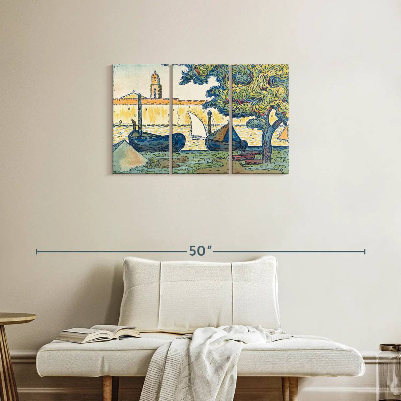 Mehar Saint-Tropez Le Port de Saint-Tropez, H 20 po x l 33 po