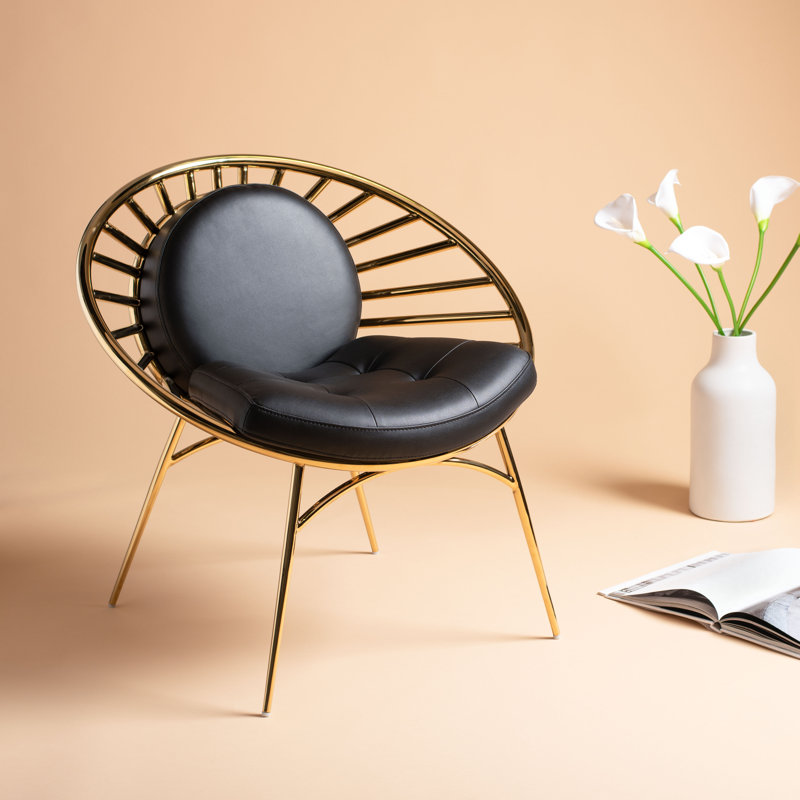 Reign Faux Leather Accent Chair