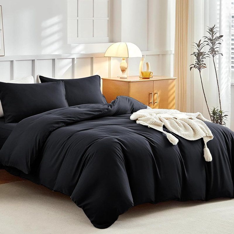 Prime Linens Microfiber Duvet Cover Set