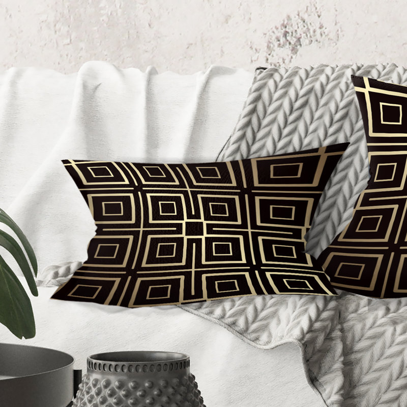 Luxury Metallic XII Lumbar Pillow