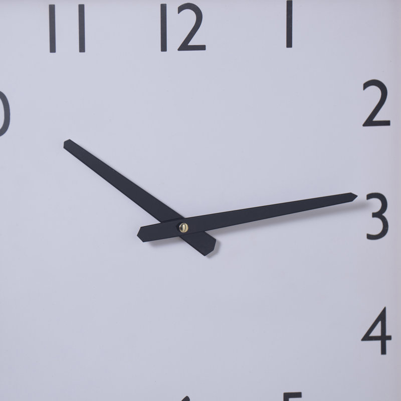 Apia Solid + Manufactured Wood Analog Wall Clock