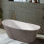 Baignoire de trempage autoportante 59 "x 29,13" avec trou de trop-plein et bonde escamotable-91520846