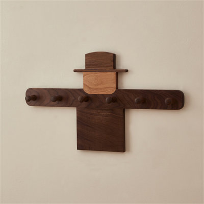 Scarecrow Solid Wood Wall-Mounted Coat Hook