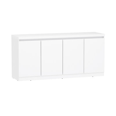 Buffet viennois de 62 po en blanc