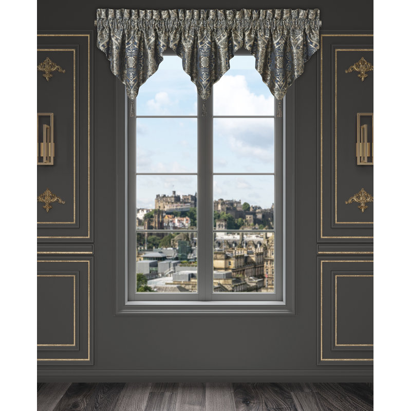 Weston - Blue Window Ascot Valance