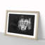 Portrait of a Lion - Picture Frame Graphic Art Print-56861257-56861262