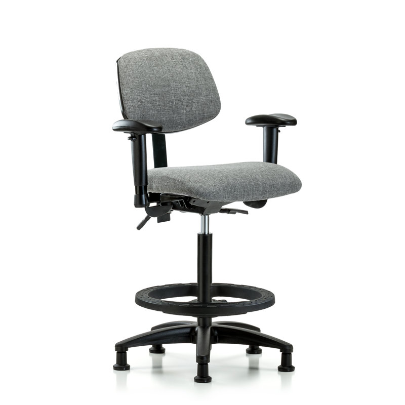 Chaise de dessin Ziggy, Patins, Gris, Inclus