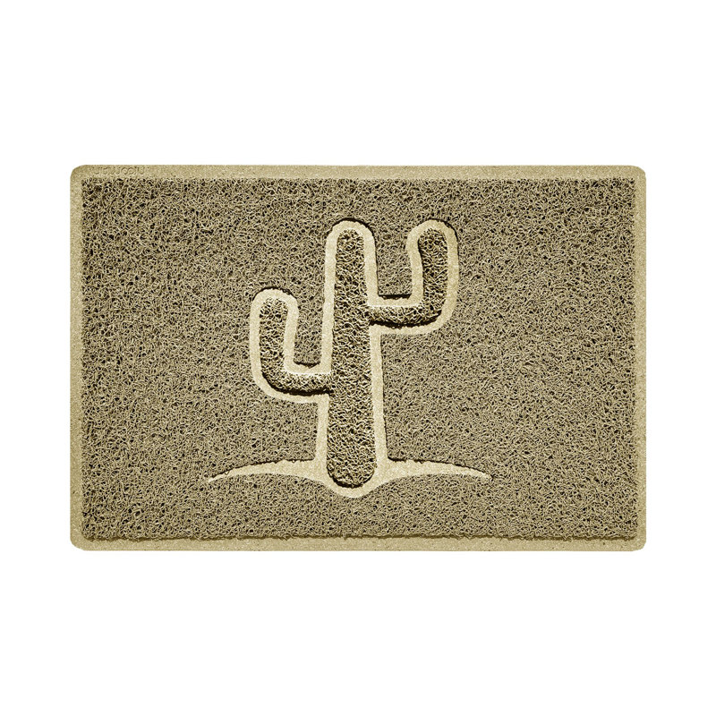 Non-Slip Indoor / Outdoor Doormat, Beige, 40cm W x 60cm L